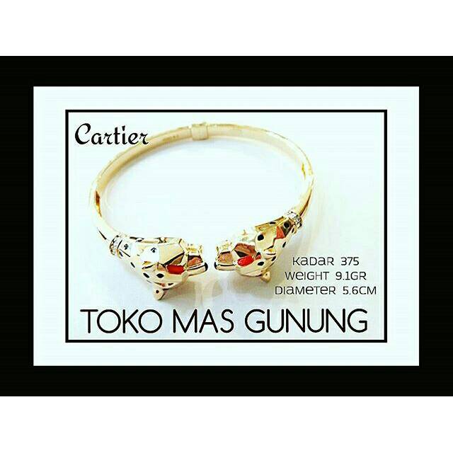 Toko Mas Gunung Gelang Emas Cartier 375