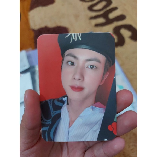 Photocard DICON Jin topi baret