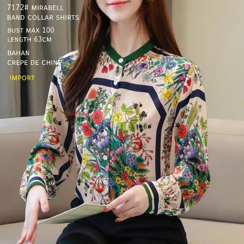 MDLV ~ 7172 MIRABELL TOP // ATASAN LENGAN PANJANG CEWEK // FASHION IMPORT WANITA