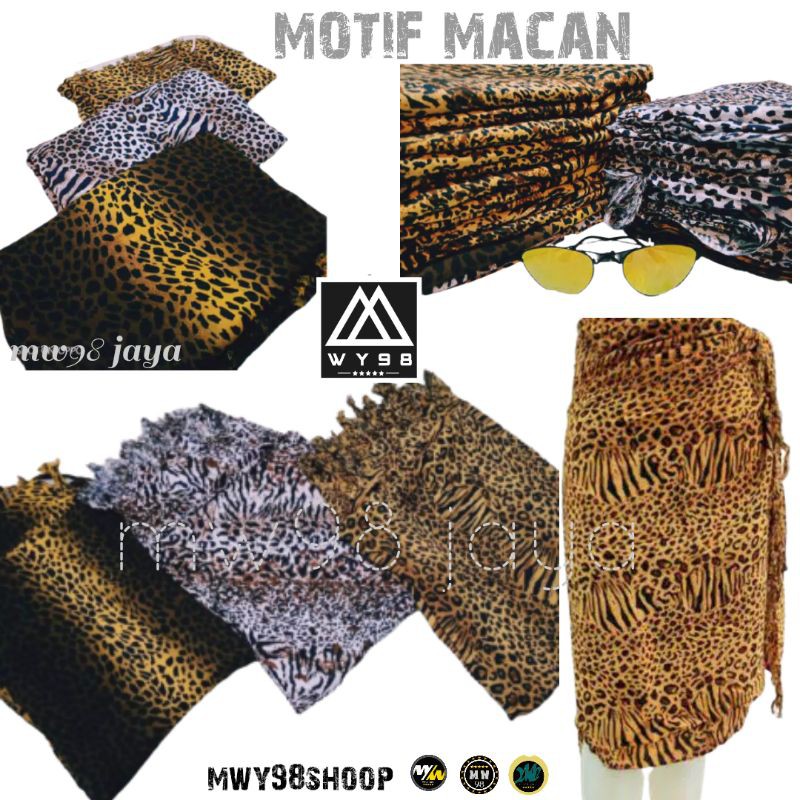 KAIN BALI|KAIN MOTIF MACAN|KAIN PANTAI