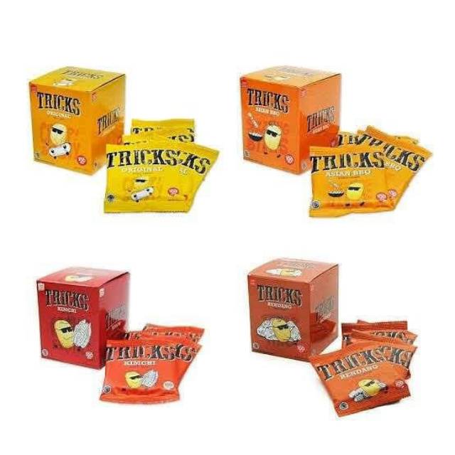 

Tricks Baked Crisps Kentang 20 gr(isi 10 bungkus)