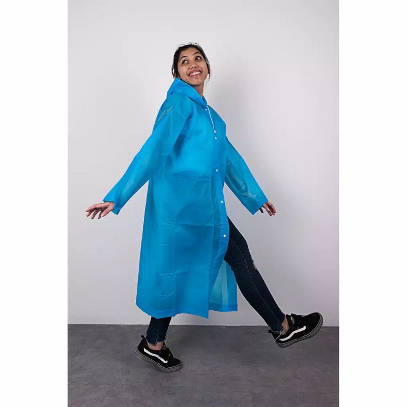 Jas Hujan Terusan / Mantel Hujan Atasan / Eva Raincoat Polos