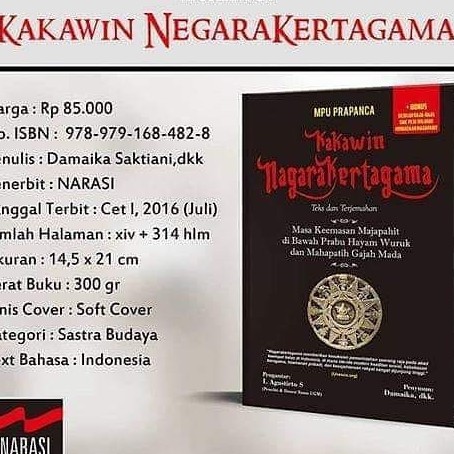 

KAKAWIN NAGARAKERTAGAMA (HARD COVER)