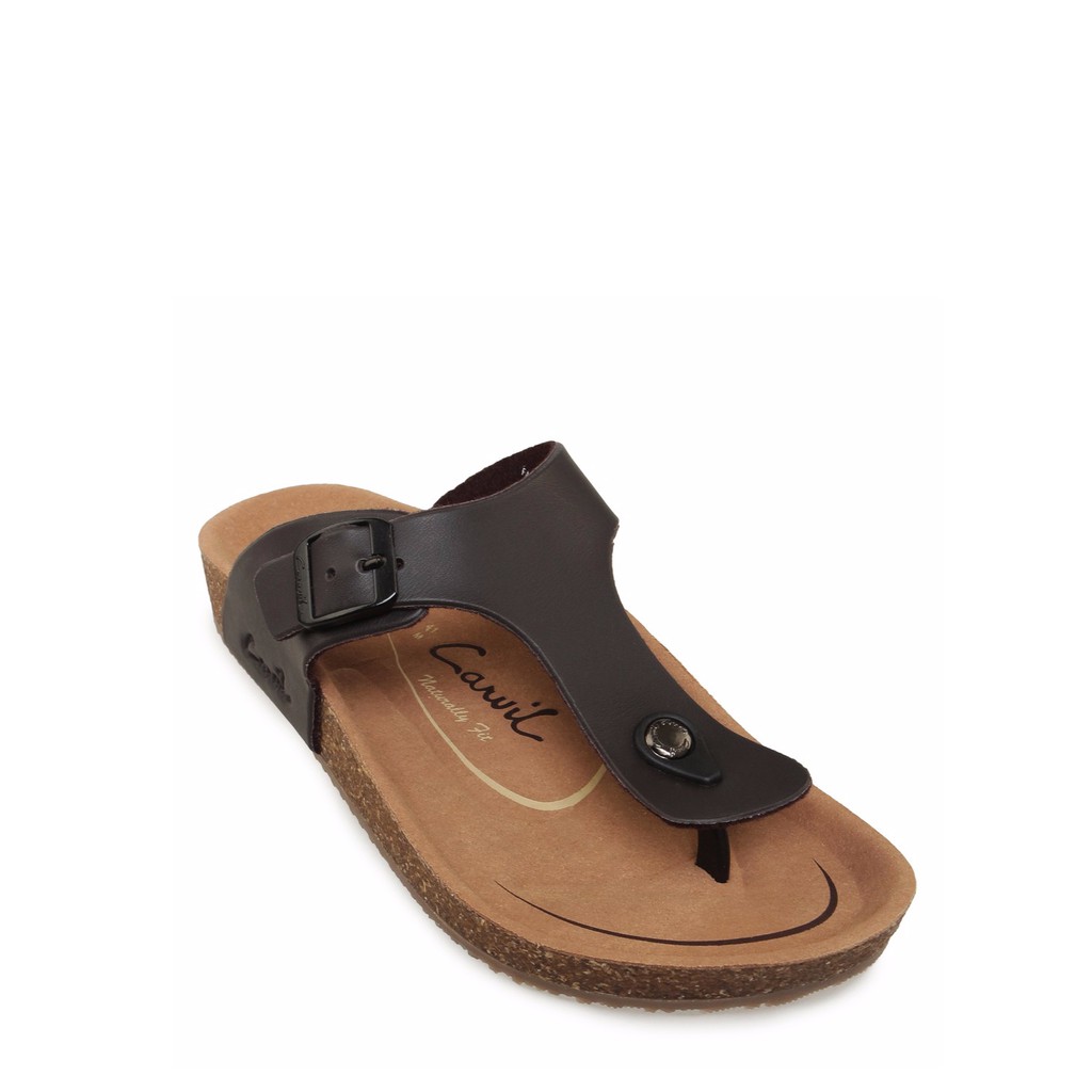 CARVIL SANDAL  PRIA  FALKLAND 01M DARK BROWN Shopee Indonesia