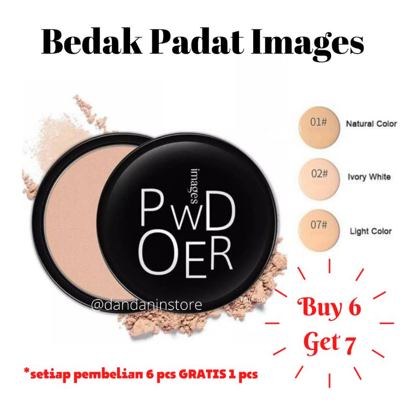 Bedak Padat Compact Powder Images Profesional Brand Pressed Mineral Murah Original