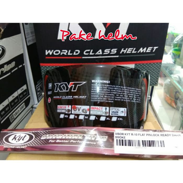 VISOR KACA HELM KYT FLAT KYT RC7 KYT RC SEVEN KYT R10 KYT K2 RIDER