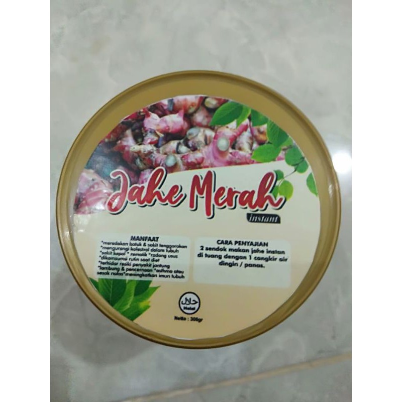 

minuman jahe merah instan 200g