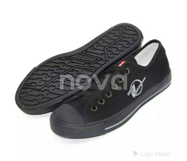 SEPATU DALLAS CAMPUS LOW CUT(LC) BLACK BLACK