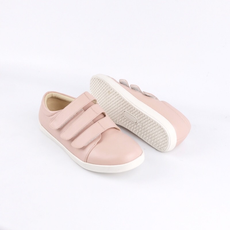 [SIAP KIRIM] BRShoes74 Pink Sepatu Sneaker Olahraga Casual Wanita