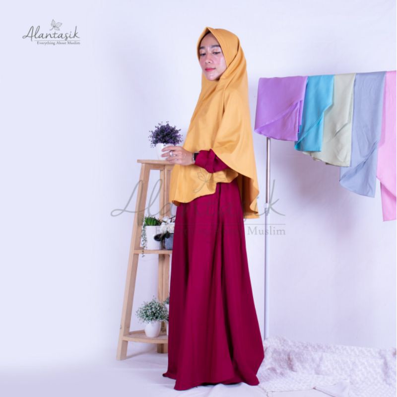 Alantasik - jilbab jumbo syari  UK L Super Silky / pet antem syra'i / R3