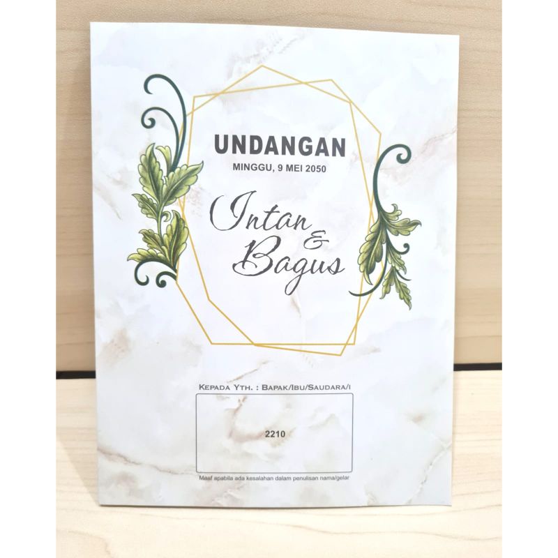 BLANGKO UNDANGAN ERBA 2210