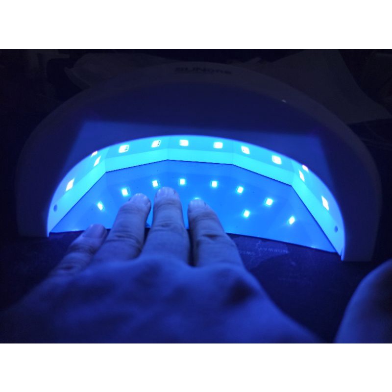 Pengering kutek sun one 48w 30 led + adaptor uv led nail dryer  pemanas kuku cepat kering cn48w Alat Kecantikan Pengering Kutek Kuku UV LED Nail Dryer SUN Plus pemanas gel 48W