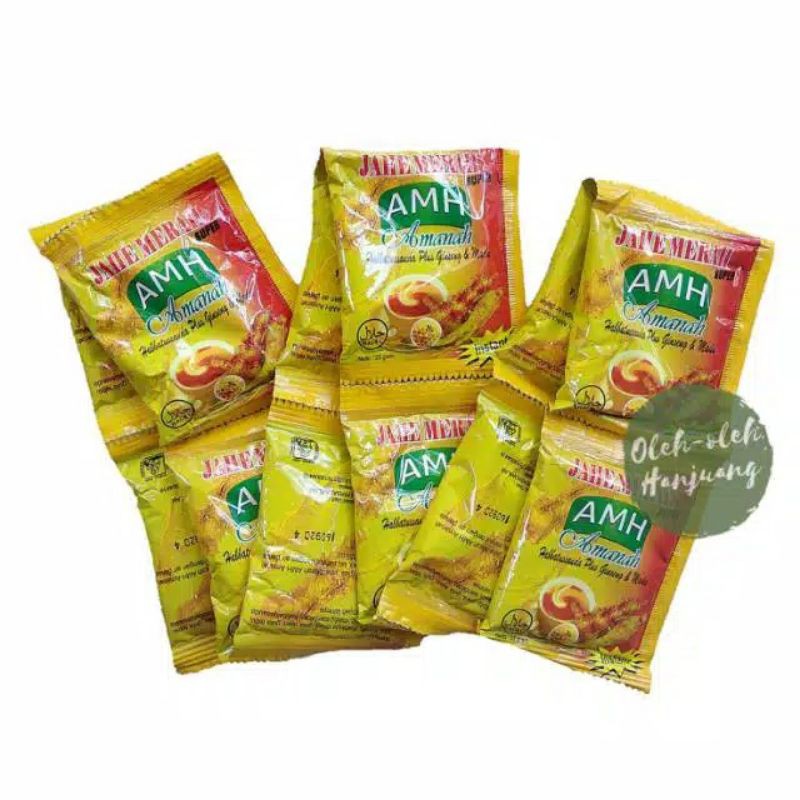 

Minuman Sehat JAHE MERAH AMANAHHabbatusauda Plus Ginseng & MaduKomposisi: Jahe merah