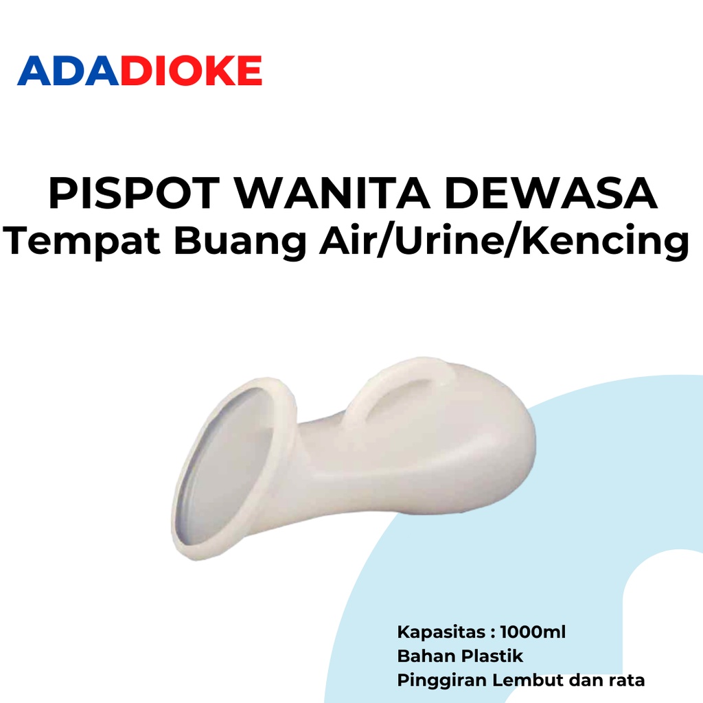 PISPOT WANITA Dewasa Tempat Buang Air Kencing/Pipis/Urine/Urinal Lansia Perempuan