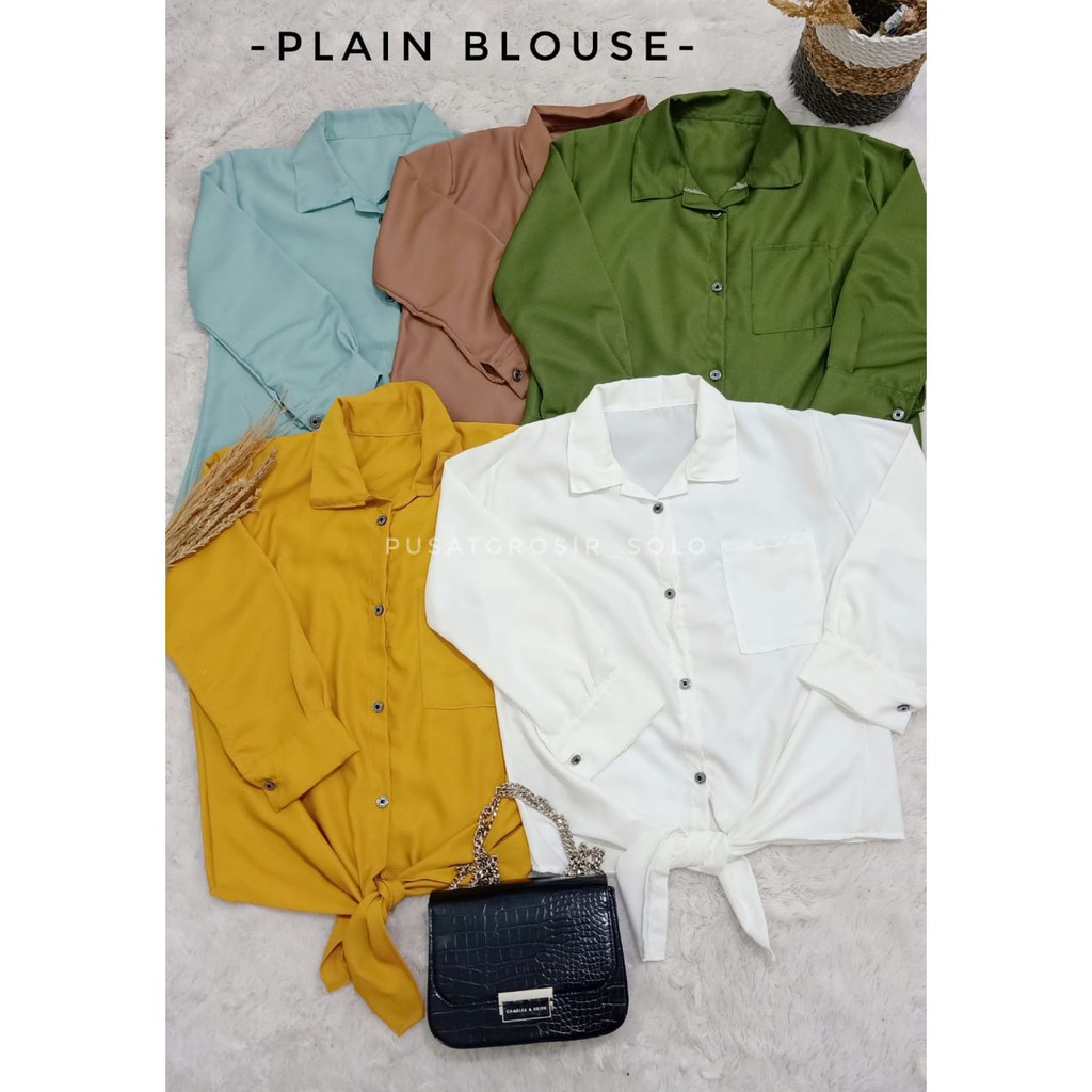 PLAIN KEMEJA PUSATGROSIR_SOLO/ BASIC TOP MOSSCREPE PREMIUM-3