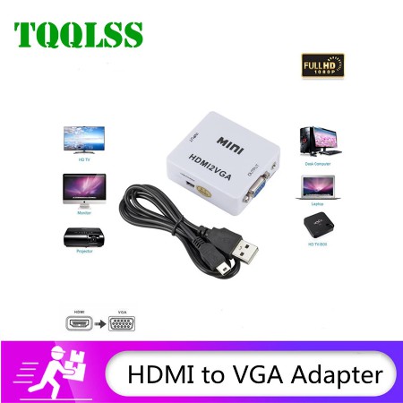 Hdmi To Vga Converter hdmi ke vga Minibox Adapter