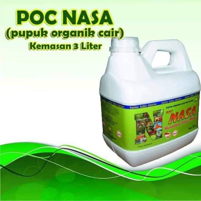 Pupuk organik pertanian  cair jagung padi kelapa sawit timun vaneli dll COD POC NASA 3 LITER