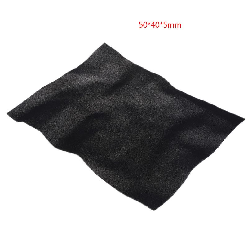 Cre 500x400x3/5MM DIY Filter Debu Komputer Mesh PC Untuk Case Fan Cooler Dustproof Cover Spons 60PPI Hitam