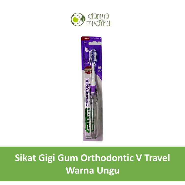 READY JKT Sikat gigi V travel GUM orto ortho behel braces kawat gigi ortodonti orthodonti