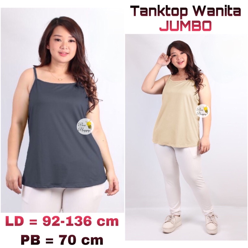 New - Tanktop Jumbo Wanita / Tank Top Jumbo HYG Soft / Tanktop Model 401