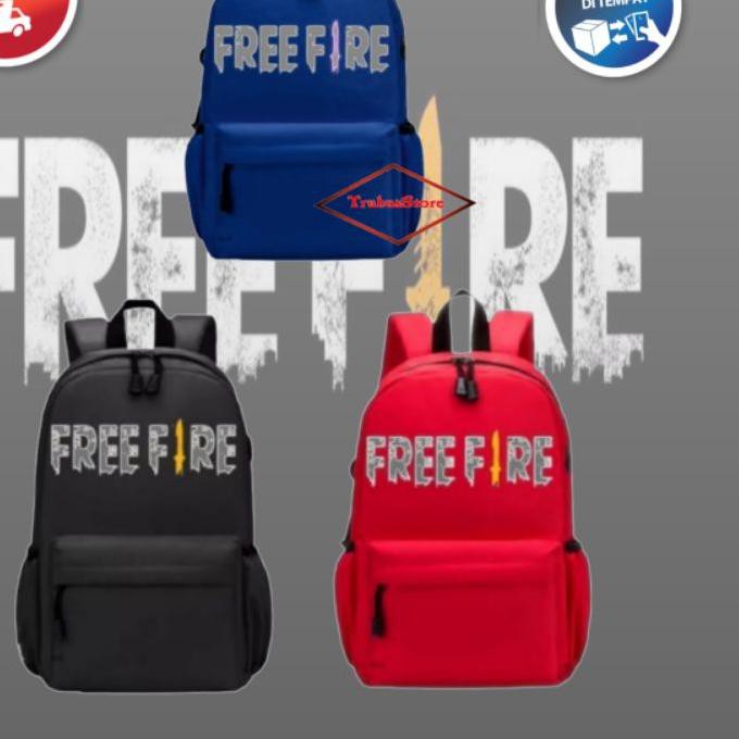 TREND.. Tas Ransel Anak Sekolah ff sd Pria Wanita Tas anak Sekolah Free Fire !!