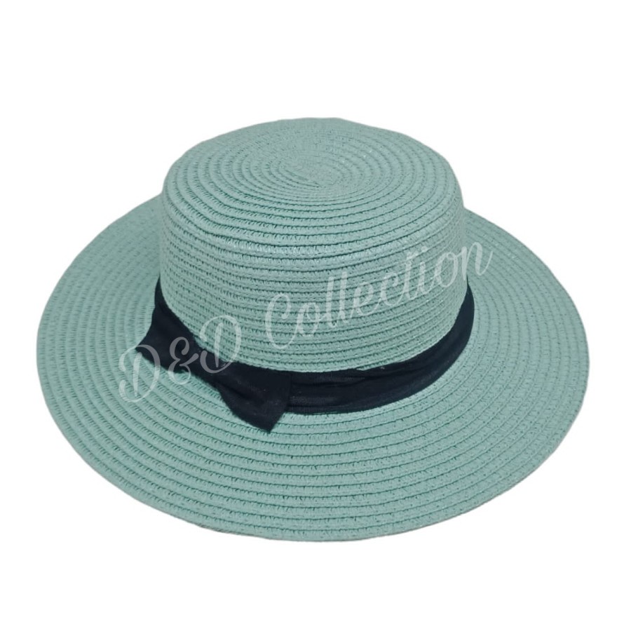 Topi Pantai Anak Boater Hat-Mint