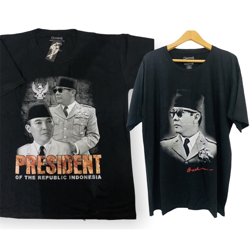 Jual KAOS JUMBO GAMBAR BUNG KARNO | Shopee Indonesia