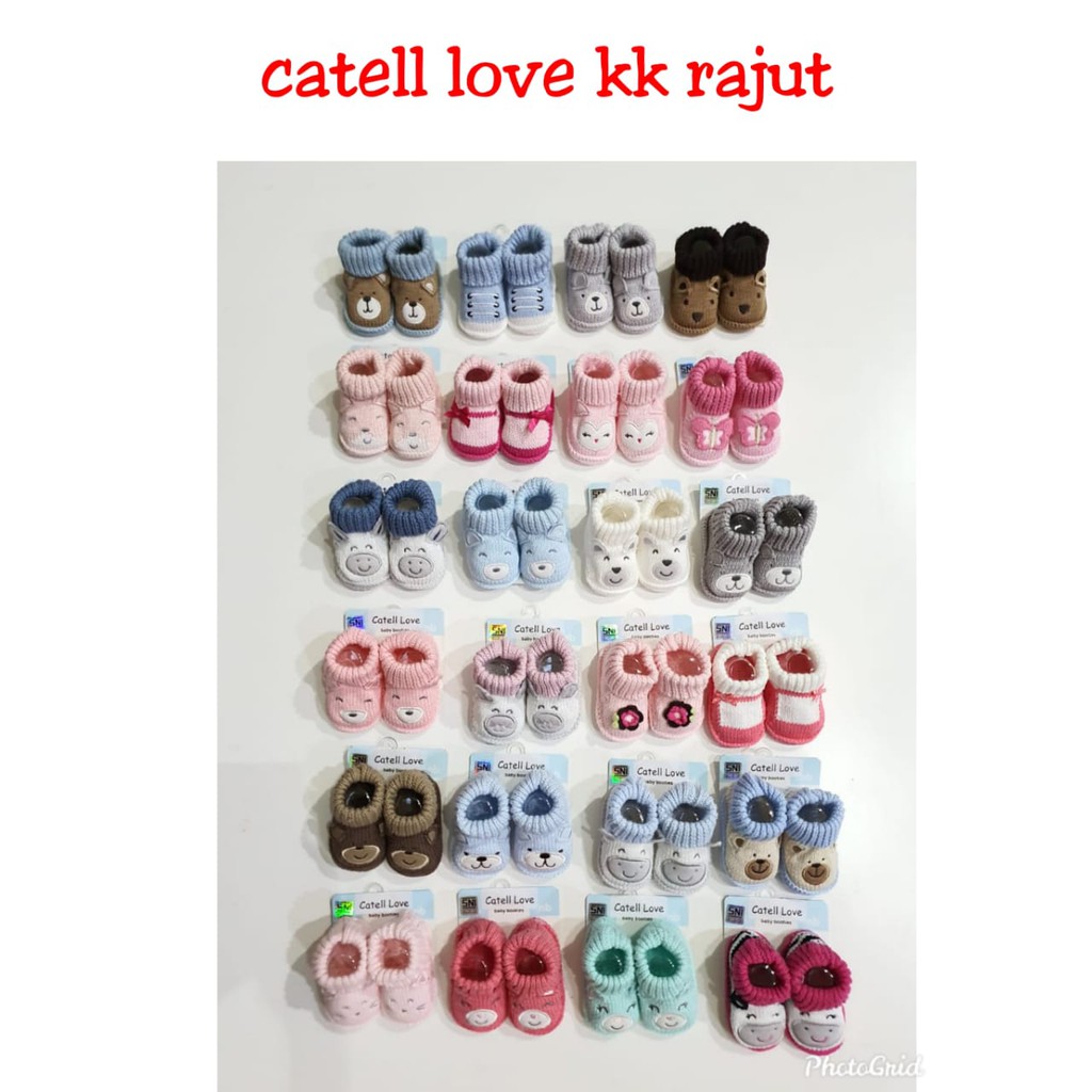 Catell Love Kaos kaki Rajut baby Boys/Girl NB 0-3m