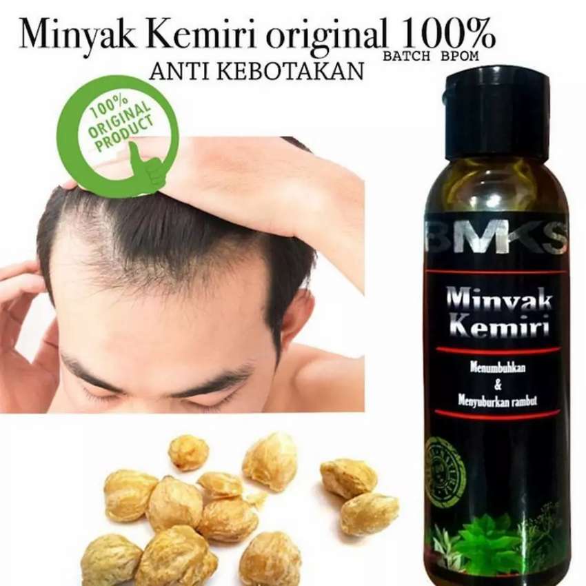 [ORI] BMKS Minyak Kemiri Penumbuh Rambut Original 100% Asli Kemiri Obat Penumbuh Rambut Aman Untuk Bayi 100ml