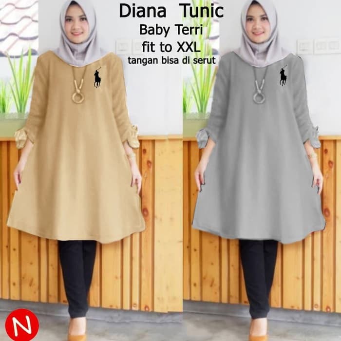 Tj 50746 Baju atasan JUMBO wanita muslim murah terlaris  - SANTRI TAJIER