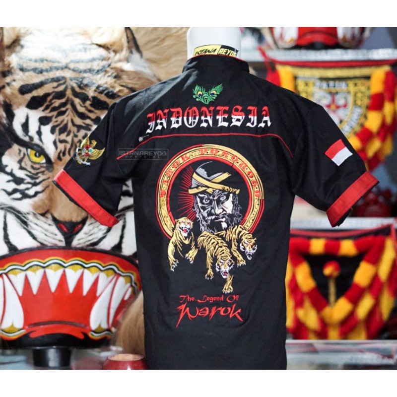 BAJU REOG PONOROGO / HEM BORDIR / HEM REOG PONOROGO / KEMEJA / HEM WAROK MACAN / KAOS BUDAYA