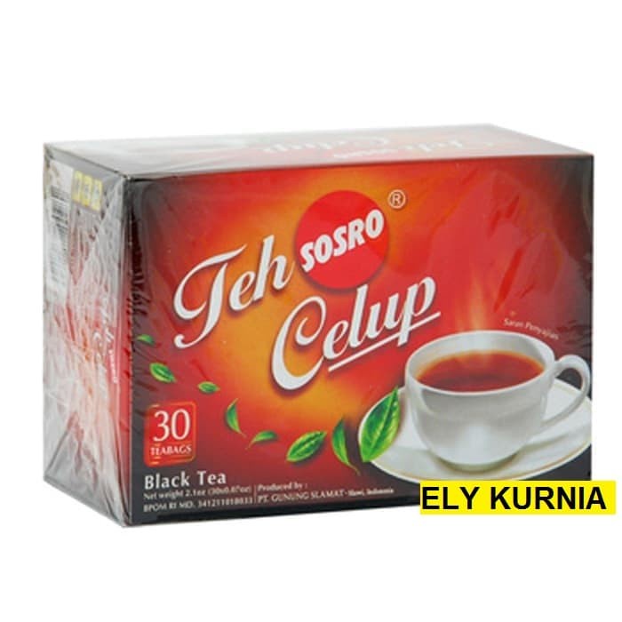 

TEH-DAUN- SOSRO TEH CELUP TEH ASLI 1 BOX (30 PCS) -DAUN-TEH.