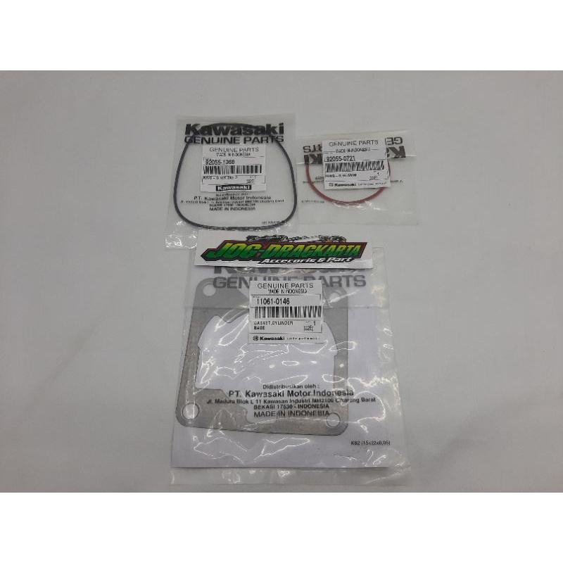 PAKING BLOK O RING HEAD SET NINJA R SS RR NEW KIS ORIGINAL KAWASAKI GENUINE PART