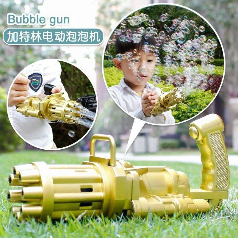 BUBBLE GUN/mainan gelembung/balon/bubble/pistol bubble/elektrik