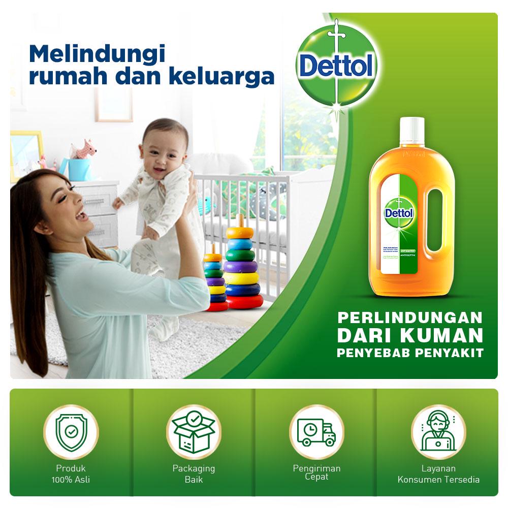 Dettol Antiseptic Liquid 495 ml - Cairan Antiseptik