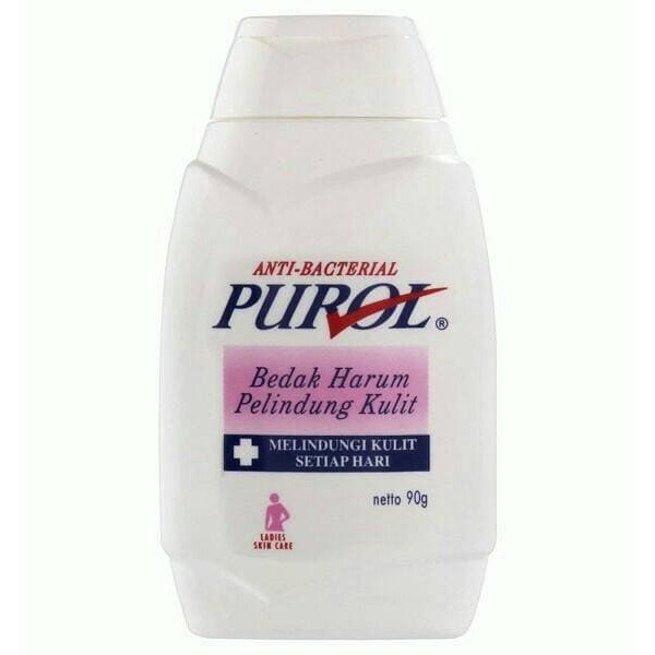 READY Purol pink 90 gram bedak gatal alergi harum