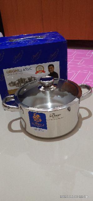 Panci Saucepot D20cm Bima Origin Classic W/glass Cover ,sus304