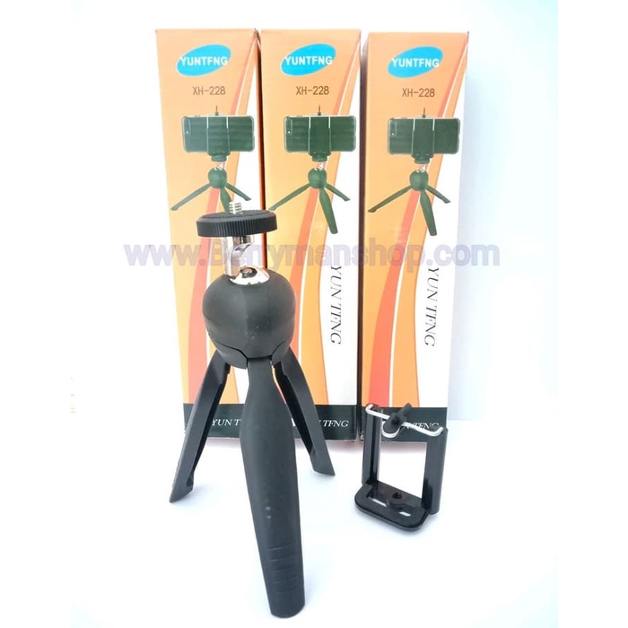 TRIPOD MINI YUNTENG YT 288 KOKOH FREE HOLDER U