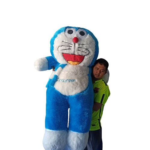 TERMURAH Doraemon berdiri bulu rasfur super jumbo 1,5m