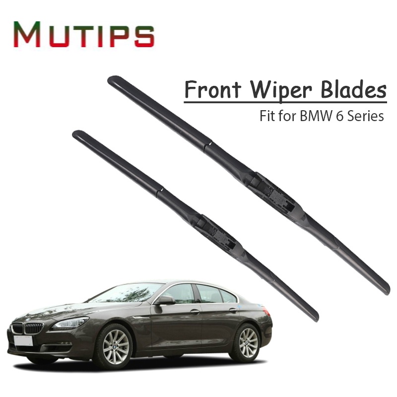 1 Set Karet Wiper Depan Mobil Untuk BMW 6 Series F06 F12 F13 E63 E64 2017 2016-2003