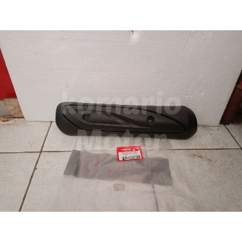 COVER KNALPOT VARIO 110 KARBU ORIGINAL AHM 18318-KVB-N50