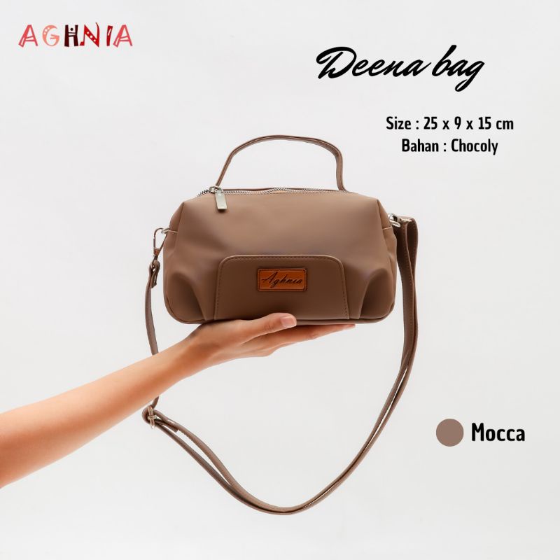 READY DEENA BAG CHOCOLY BY AGHNIA TAS SELEMPANG TENTENG WANITA