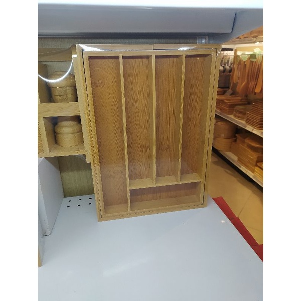 TEMPAT PERALATAN MAKAN KAYU INFORMA,TEMPAT SENDOK KAYU,TEMPAT SENDOK GARPU KAYU