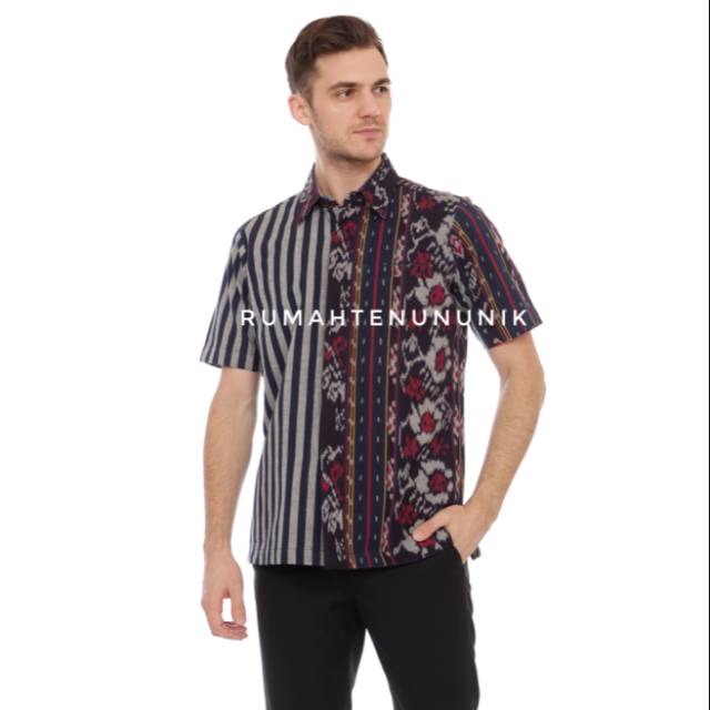 BAJU TENUN KEMEJA PASANGANNYA GAMIS HUMAIRA ABU