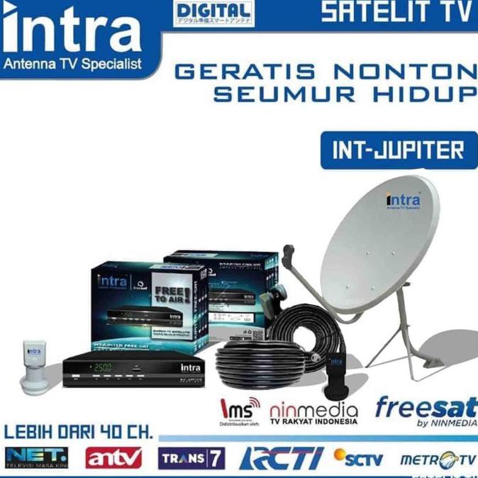 Ready&Siapkirim Antena Parabola Ninmedia Intra Jupiter Paket Komplit