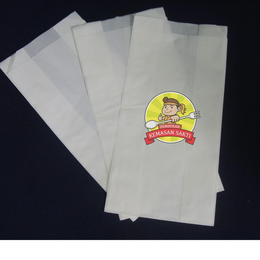 

❁ (Isi 100) Paper Bag / Kantong Kertas Polos 13x8x24 Murah ✩