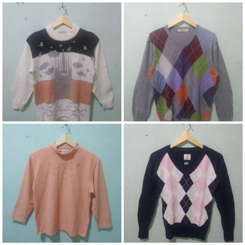 SWEATER MOTIF KETUPAT