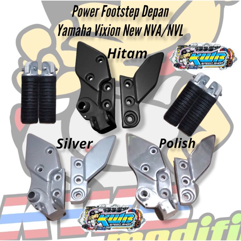 Power footstep bostep depan yamaha vixion new nva nvl 1 set sepasang