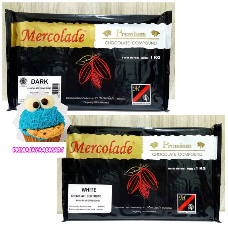 

MERCOLADE CHOCOLATE COMPOUND 1KG (Cokelat Batang/ Coklat Blok)