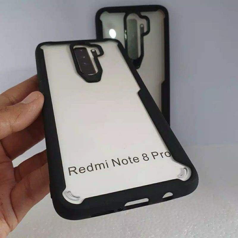 Case Redmi Note 8 PRO Hard Case Armor Shockproof Bumper Transparant